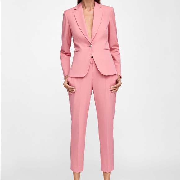 Pink Pants Suit
